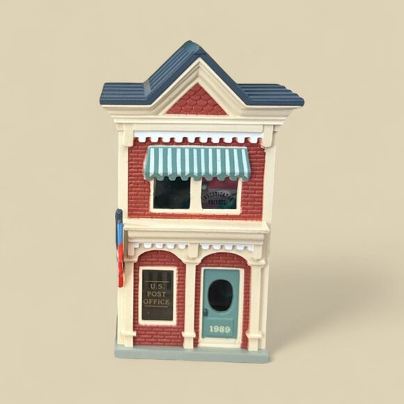 1989 Hallmark Nostalgic U.S. Post Office Ornament Vintage Christmas MIB - Picture 1 of 8